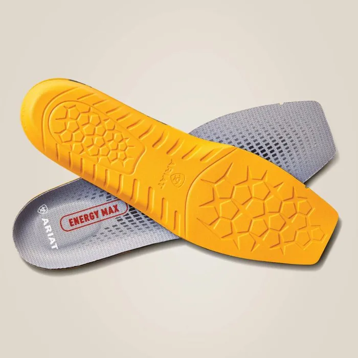 Men Insoles Ariat Men039s Energy Max Wide Square Toe Insole Multi