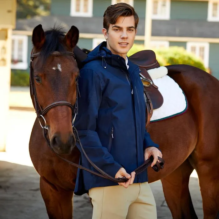 Men Jackets and Vests Ariat Coastal Waterproof Jacket Navy Men Jackets and Vests Ariat Coastal Waterproof Jacket Navy