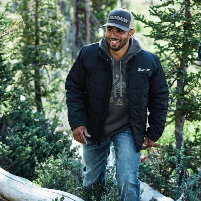 Men Jackets and Vests Ariat Crius Insulated Jacket Black Men Jackets and Vests Ariat Crius Insulated Jacket Black