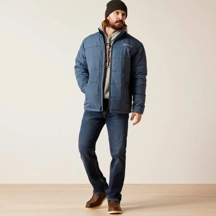 Men Jackets and Vests Ariat Crius Insulated Jacket Steely Men Jackets and Vests Ariat Crius Insulated Jacket Steely