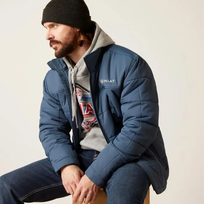 Men Jackets and Vests Ariat Crius Insulated Jacket Steely Men Jackets and Vests Ariat Crius Insulated Jacket Steely