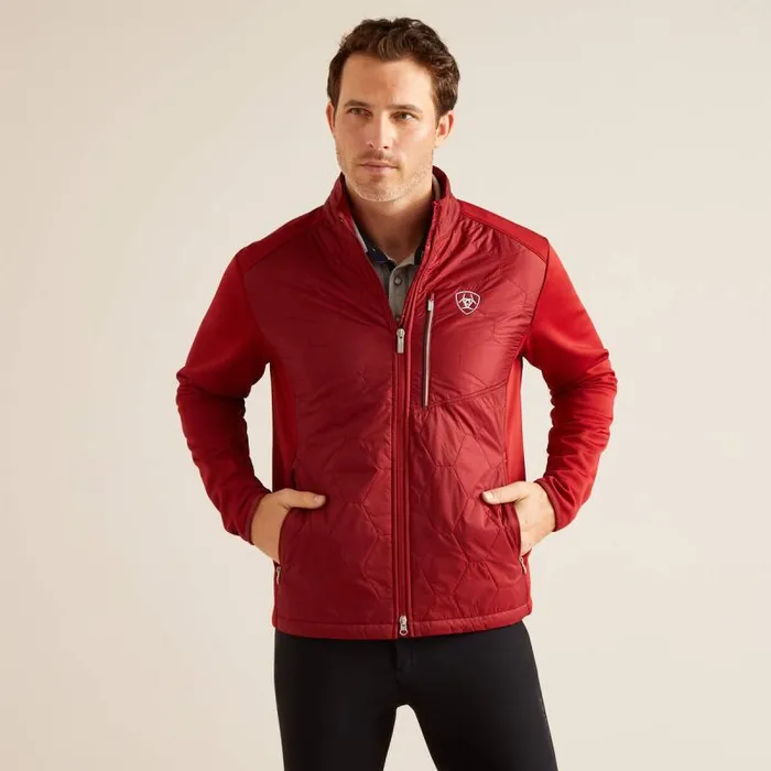 Men Jackets and Vests Ariat Fusion Insulated Jacket Sundried Tomato