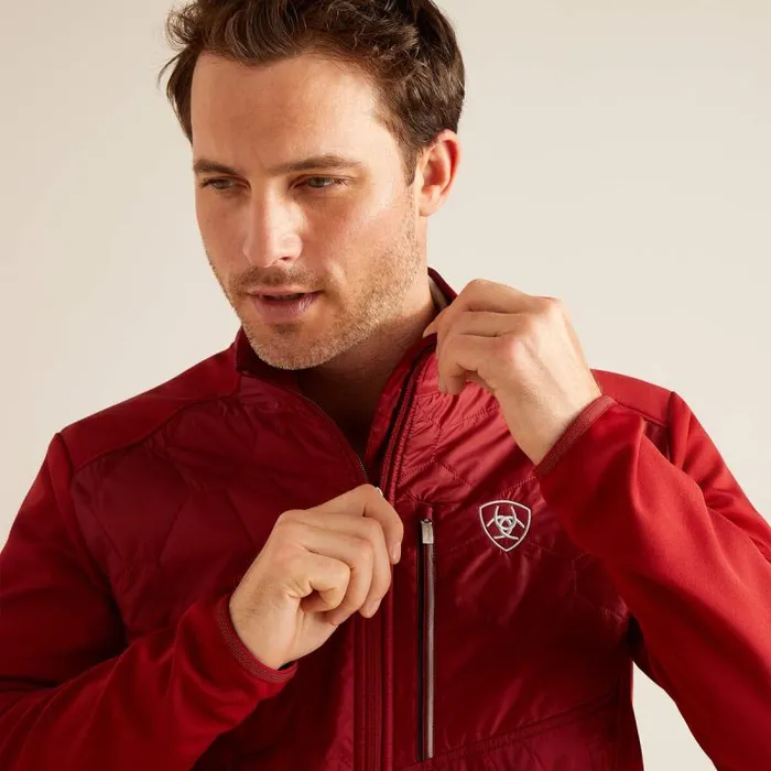 Men Jackets and Vests Ariat Fusion Insulated Jacket Sundried Tomato