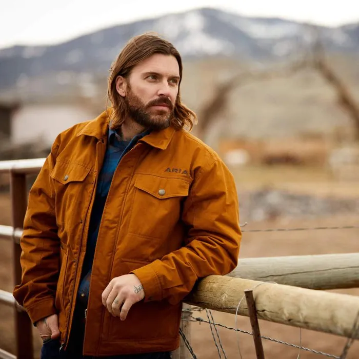 Men Jackets and Vests Ariat Grizzly 20 Canvas Conceal And Carry Jacket Chestnut Men Jackets and Vests Ariat Grizzly 20 Canvas Conceal And Carry Jacket Chestnut