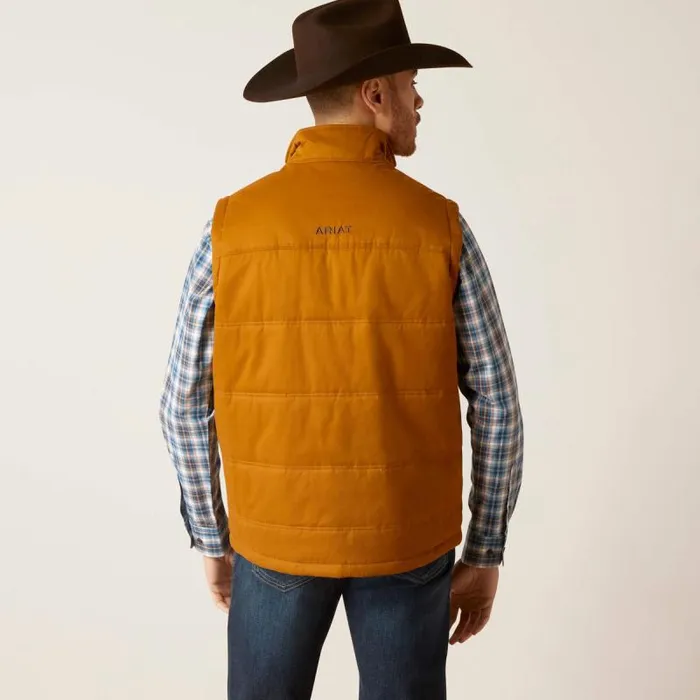 Men Jackets and Vests Ariat Grizzly 20 Canvas Conceal And Carry Vest Chestnut Men Jackets and Vests Ariat Grizzly 20 Canvas Conceal And Carry Vest Chestnut