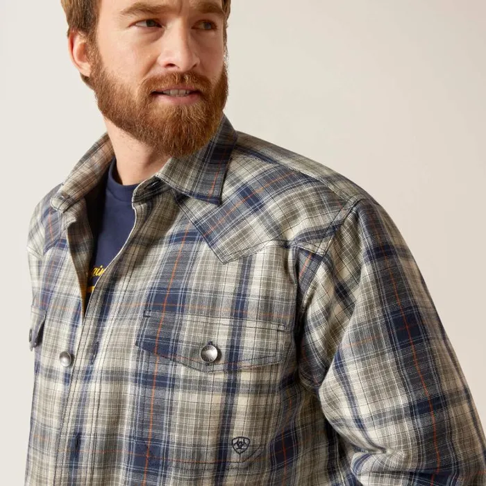Men Jackets and Vests Ariat Hoover Shirt Jacket Iron Heather Men Jackets and Vests Ariat Hoover Shirt Jacket Iron Heather