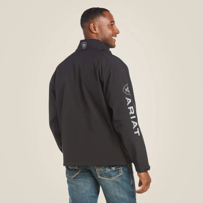 Men Jackets and Vests Ariat Logo 20 Softshell Jacket Black Men Jackets and Vests Ariat Logo 20 Softshell Jacket Black
