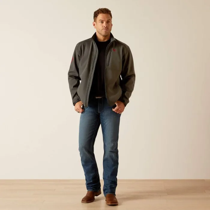 Men Jackets and Vests Ariat Logo 20 Softshell Jacket Charamericana