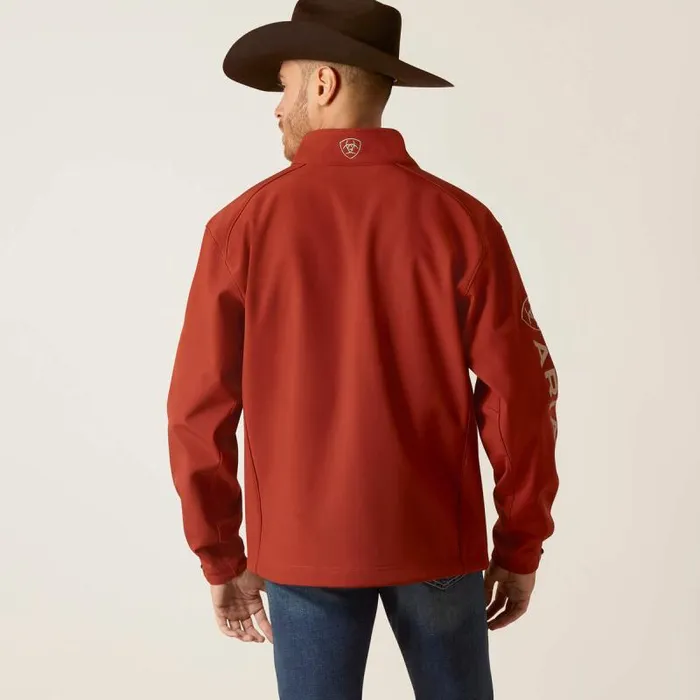 Men Jackets and Vests Ariat Logo 20 Softshell Jacket Koa Wood