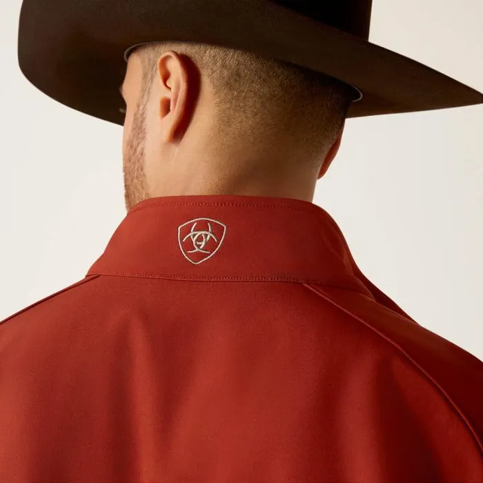 Men Jackets and Vests Ariat Logo 20 Softshell Jacket Koa Wood
