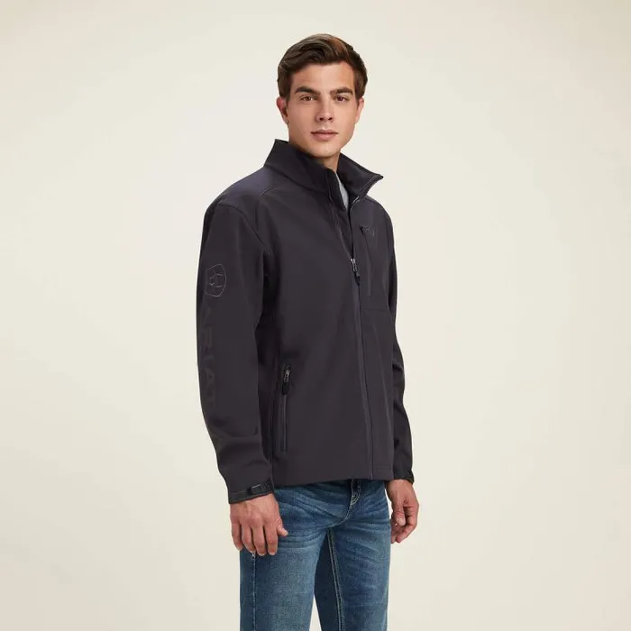 Men Jackets and Vests Ariat Logo 20 Softshell Jacket Phantom