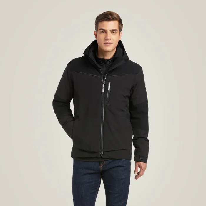Men Jackets and Vests Ariat Prowess Jacket Black