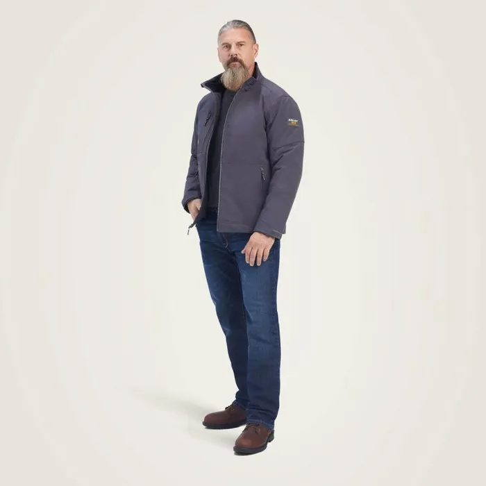 Men Jackets and Vests Ariat Rebar DriTEK DuraStretch Insulated Jacket Periscope Grey Men Jackets and Vests Ariat Rebar DriTEK DuraStretch Insulated Jacket Periscope Grey