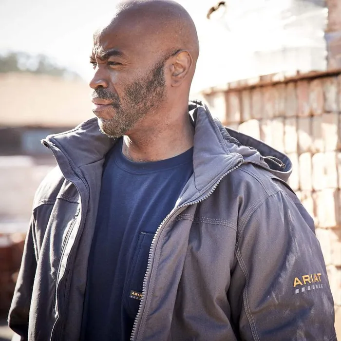 Men Jackets and Vests Ariat Rebar DuraCanvas Jacket Rebar Grey Men Jackets and Vests Ariat Rebar DuraCanvas Jacket Rebar Grey