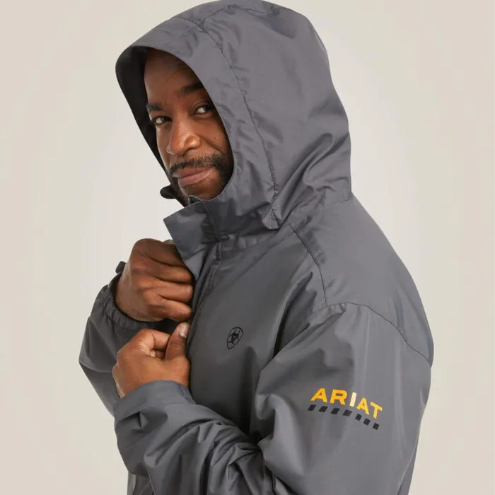 Men Jackets and Vests Ariat Rebar Stormshell Waterproof Jacket Rebar Grey Men Jackets and Vests Ariat Rebar Stormshell Waterproof Jacket Rebar Grey