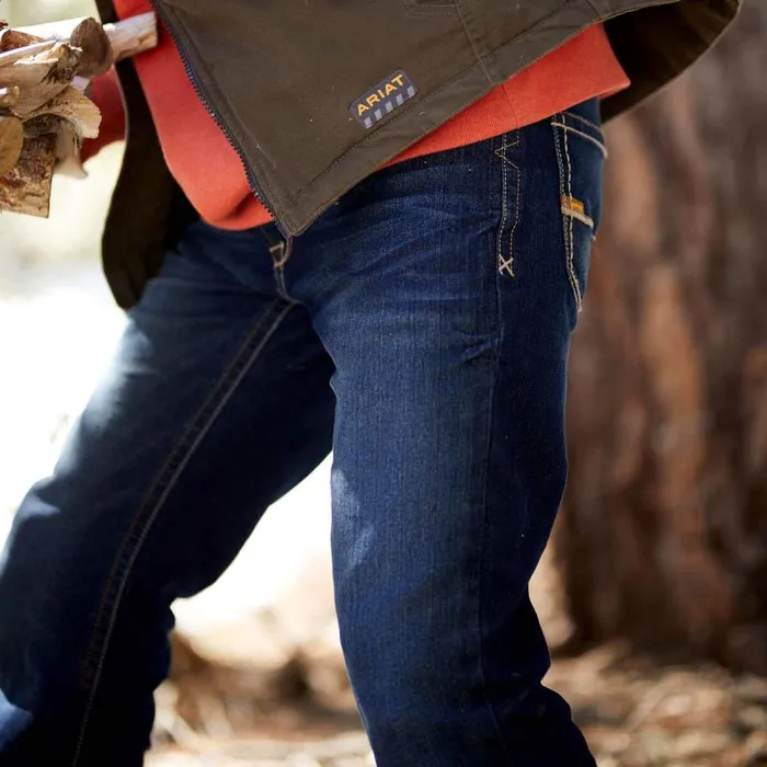 Men Jackets and Vests Ariat Rebar Washed DuraCanvas Insulated Jacket Wren