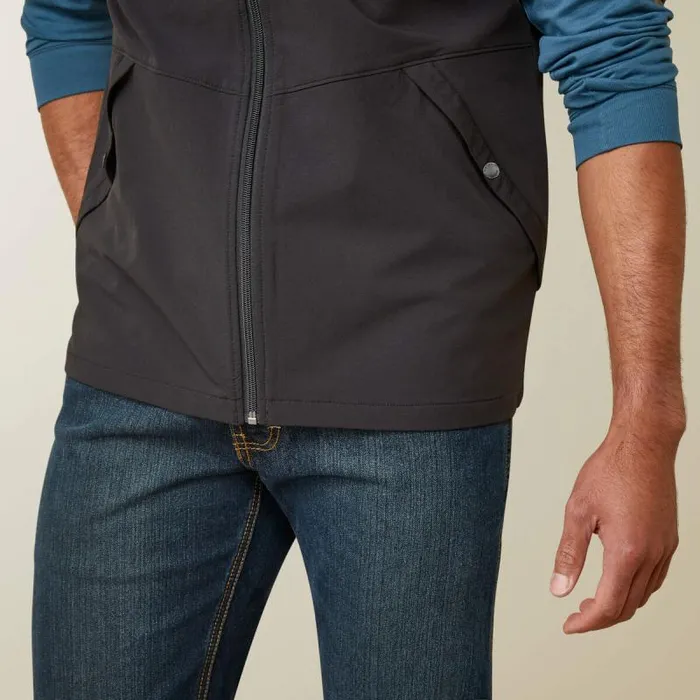Men Jackets and Vests Ariat Rebar Weatherproof Convertible Jacket Black Men Jackets and Vests Ariat Rebar Weatherproof Convertible Jacket Black