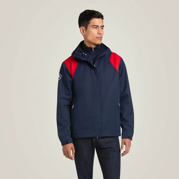 Men Jackets and Vests Ariat Spectator Waterproof Jacket Team