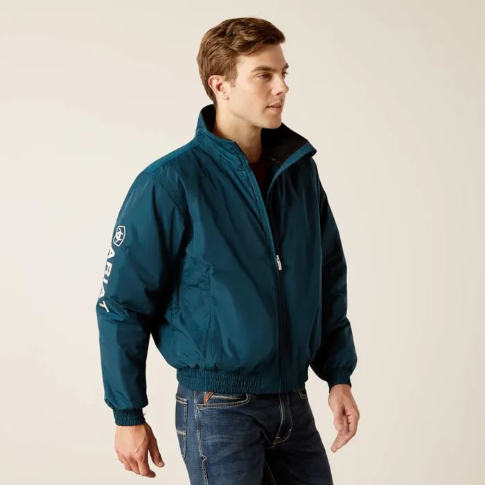 Men Jackets and Vests Ariat Stable Insulated Jacket Reflecting Pond
