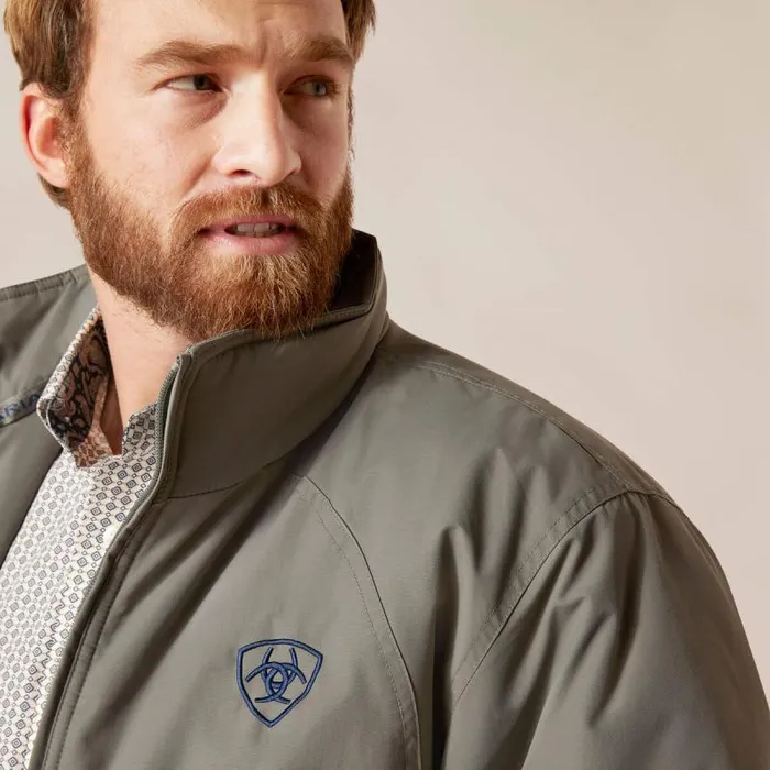 Men Jackets and Vests Ariat Team Insulated Jacket Jetty Grey