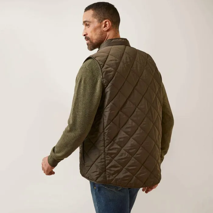 Men Jackets and Vests Ariat Woodside Vest Earth Men Jackets and Vests Ariat Woodside Vest Earth