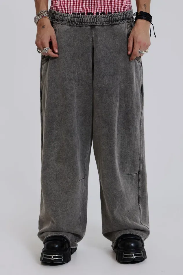 Men Jaded London Basics Chrome Wash Monster Joggers