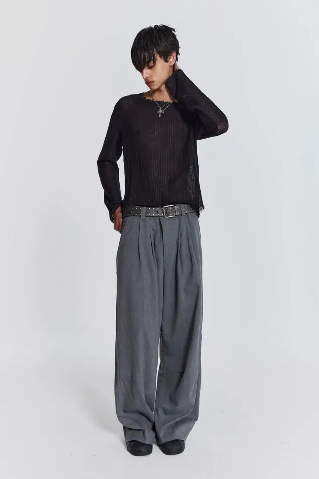 Men Jaded London Basics Ghost Long Sleeve