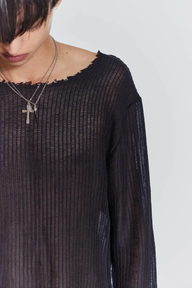 Men Jaded London Basics Ghost Long Sleeve