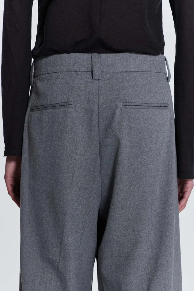 Men Jaded London Basics Goliath Grey Suit Pant