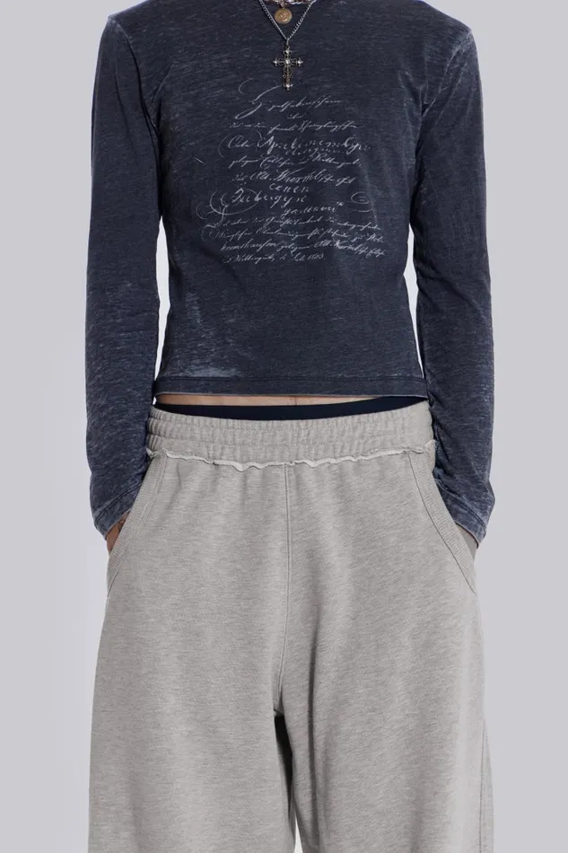 Men Jaded London Basics Grey Marl Monster Joggers