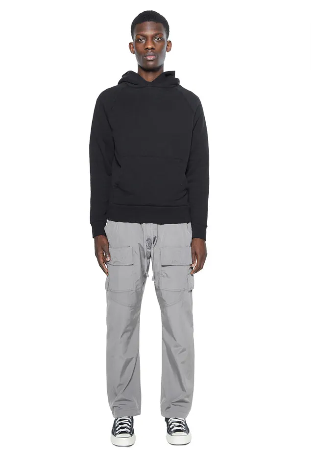 Men Jaded London Cargo Pants Ash Grey Trail Cargo Trousers