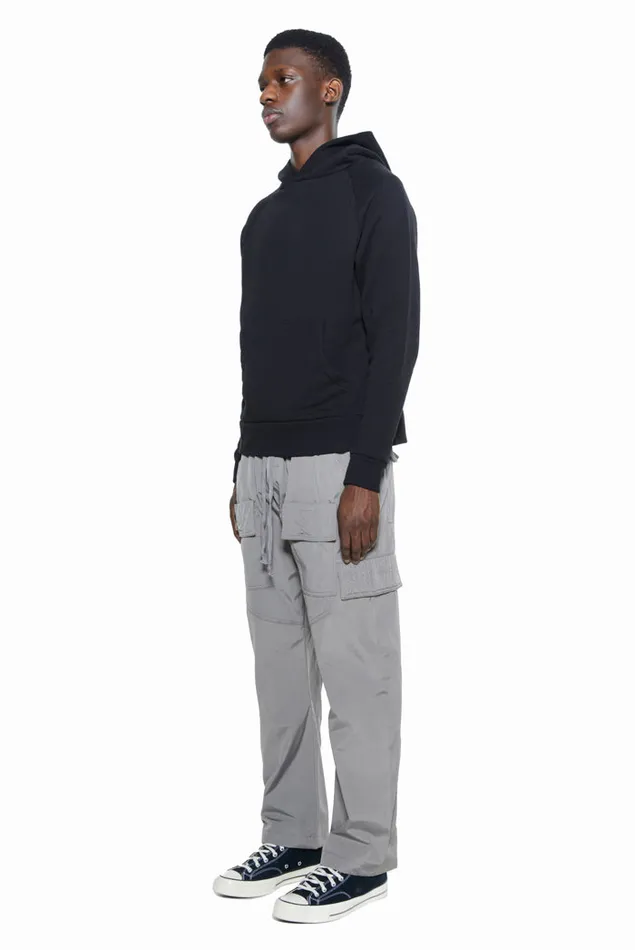 Men Jaded London Cargo Pants Ash Grey Trail Cargo Trousers