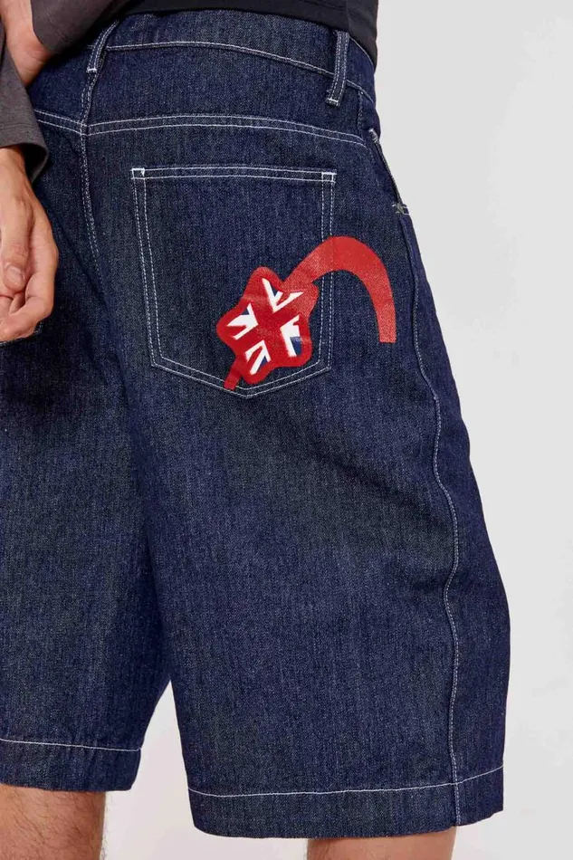 Men Jaded London Denim and Jeans Jumbo Denim Jorts