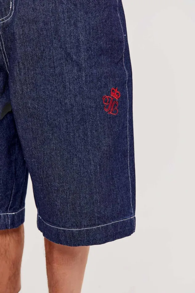 Men Jaded London Denim and Jeans Jumbo Denim Jorts