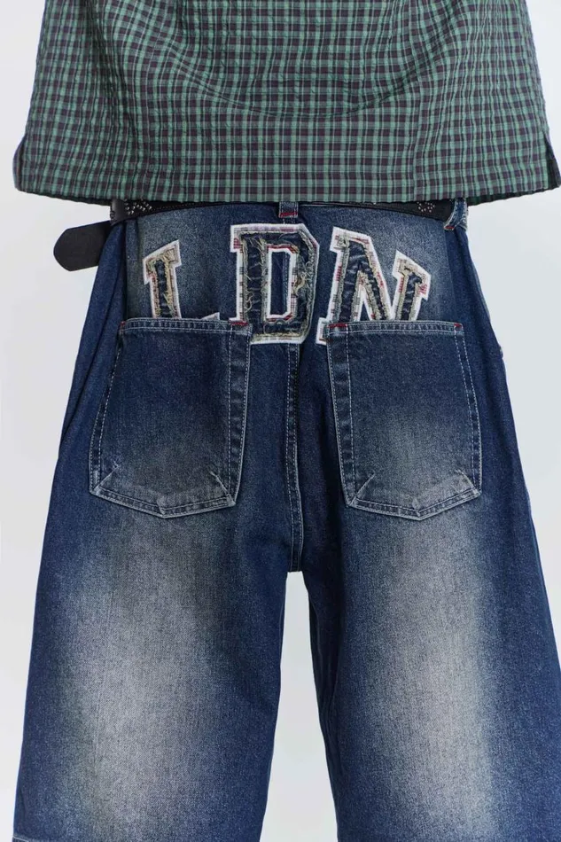 Men Jaded London Denim and Jeans LDN Denim Jorts