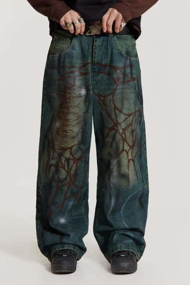 Men Jaded London Denim and Jeans Through The Trees Baggy Jeans