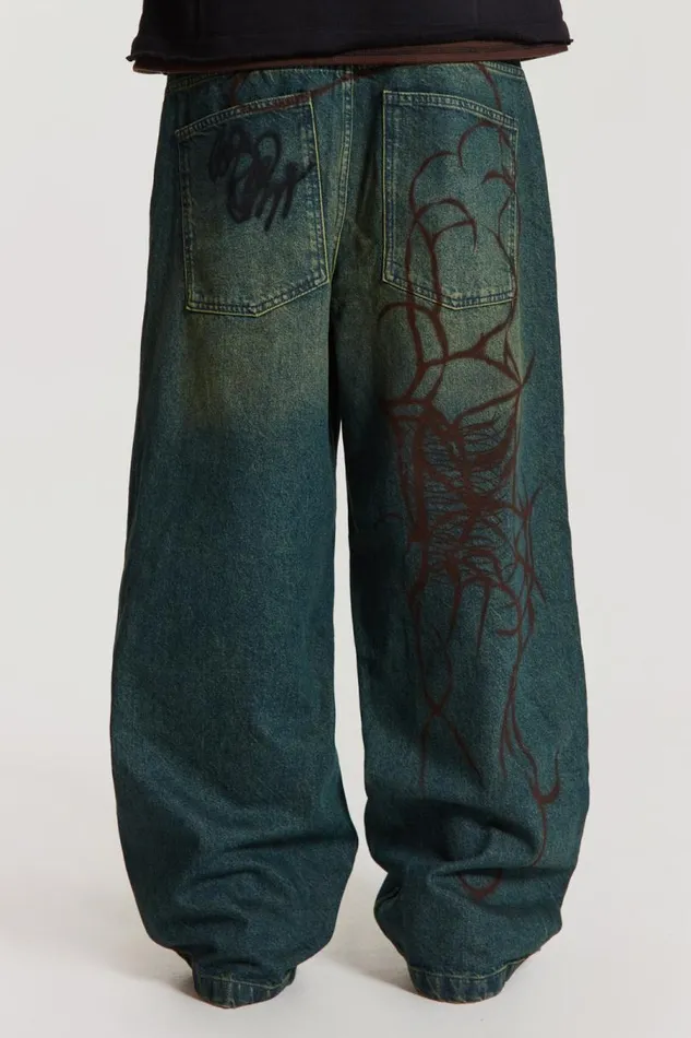 Men Jaded London Denim and Jeans Through The Trees Baggy Jeans