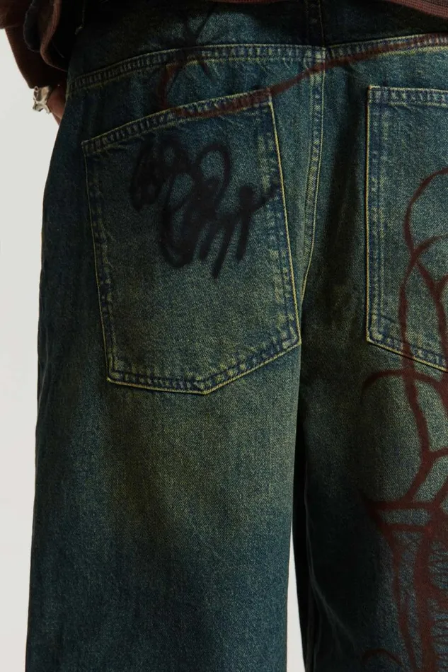 Men Jaded London Denim and Jeans Through The Trees Baggy Jeans