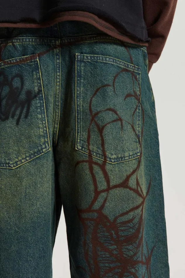 Men Jaded London Denim and Jeans Through The Trees Baggy Jeans