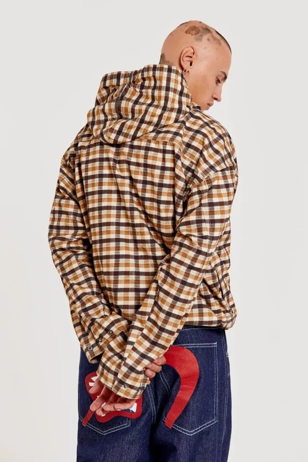 Men Jaded London Jackets Hyde Gingham Pullover