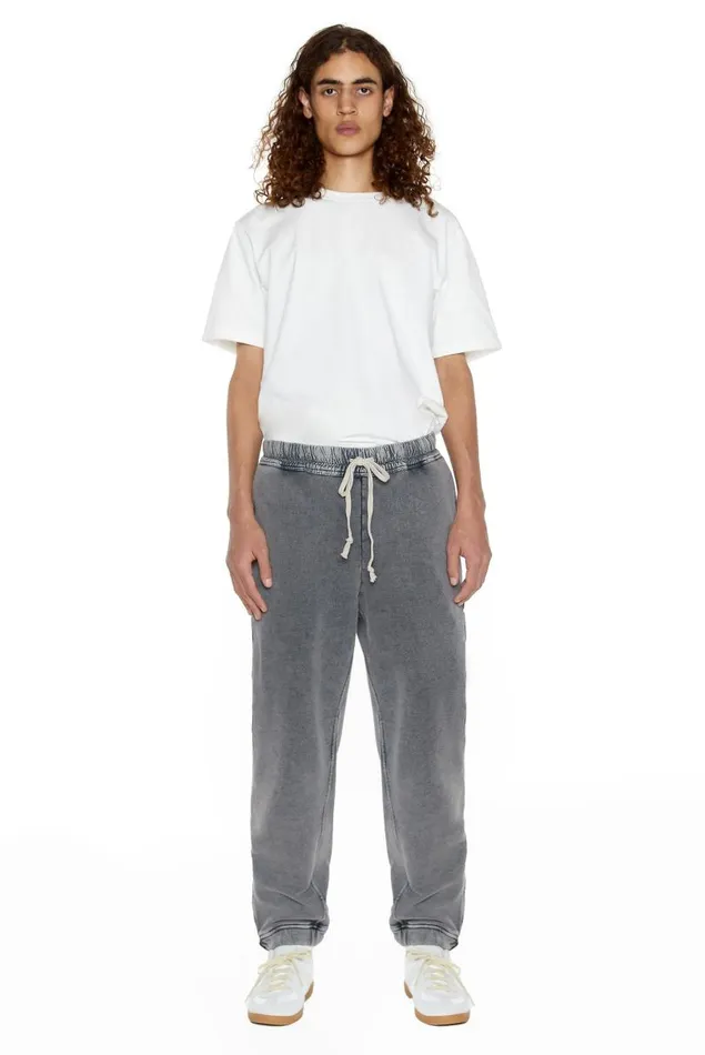 Men Jaded London Joggers NTRLS Chrome Grey Cuffed Joggers