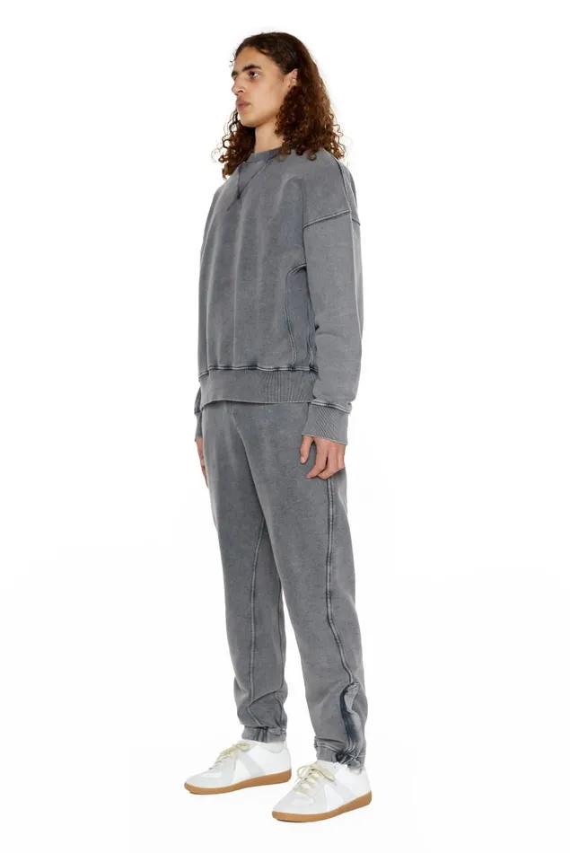 Men Jaded London Joggers NTRLS Chrome Grey Cuffed Joggers