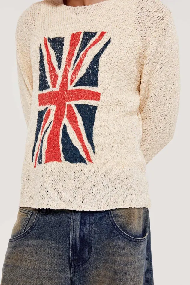 Men Jaded London Knitwear Albion Jumper