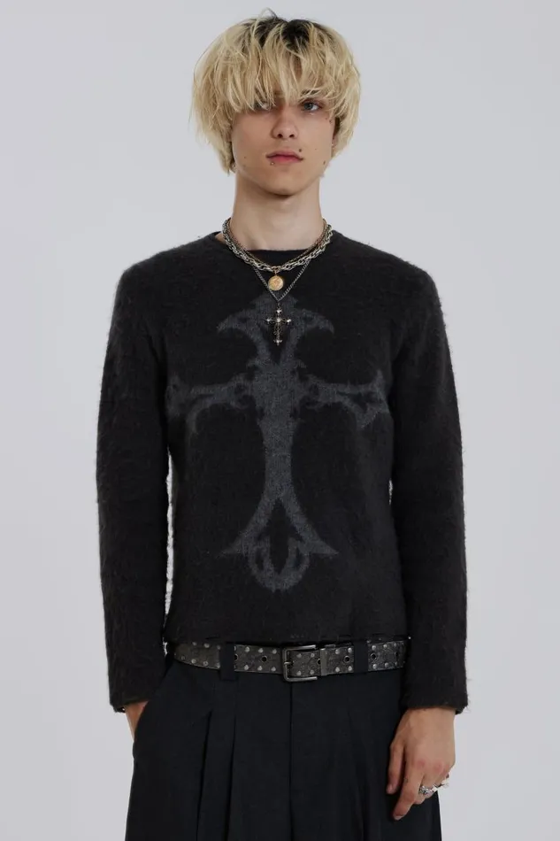 Men Jaded London Knitwear Devine Knit Jumper