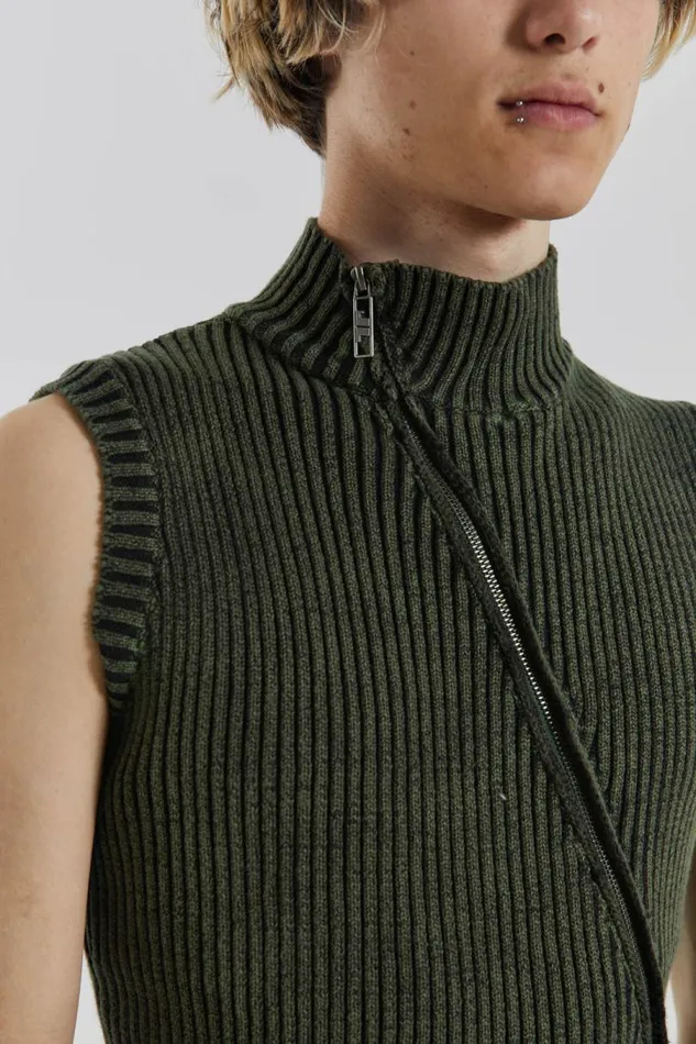 Men Jaded London Knitwear Lure Asymmetric Knit