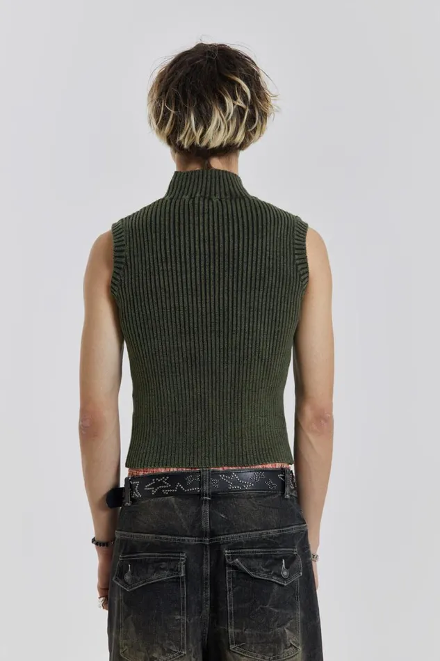 Men Jaded London Knitwear Lure Asymmetric Knit