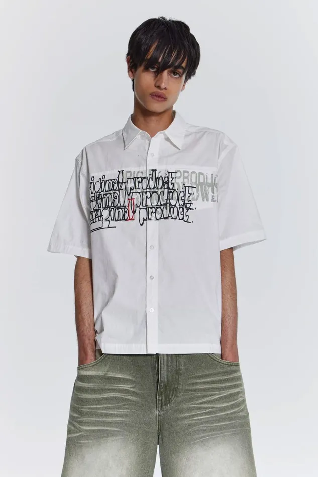 Men Jaded London Shirts Error Shirt