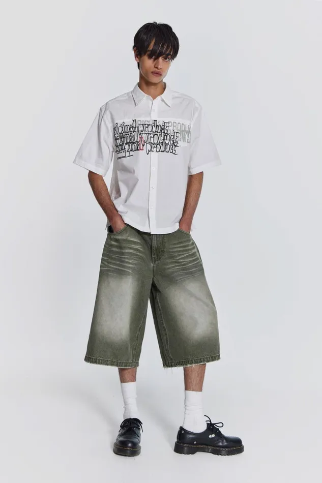 Men Jaded London Shirts Error Shirt
