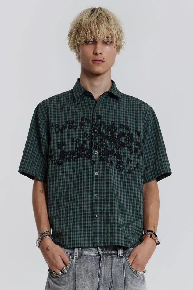 Men Jaded London Shirts Typo Shirt