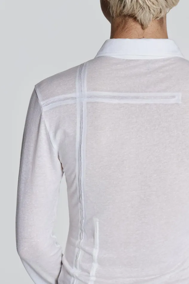 Men Jaded London Shirts White Rift Shirt